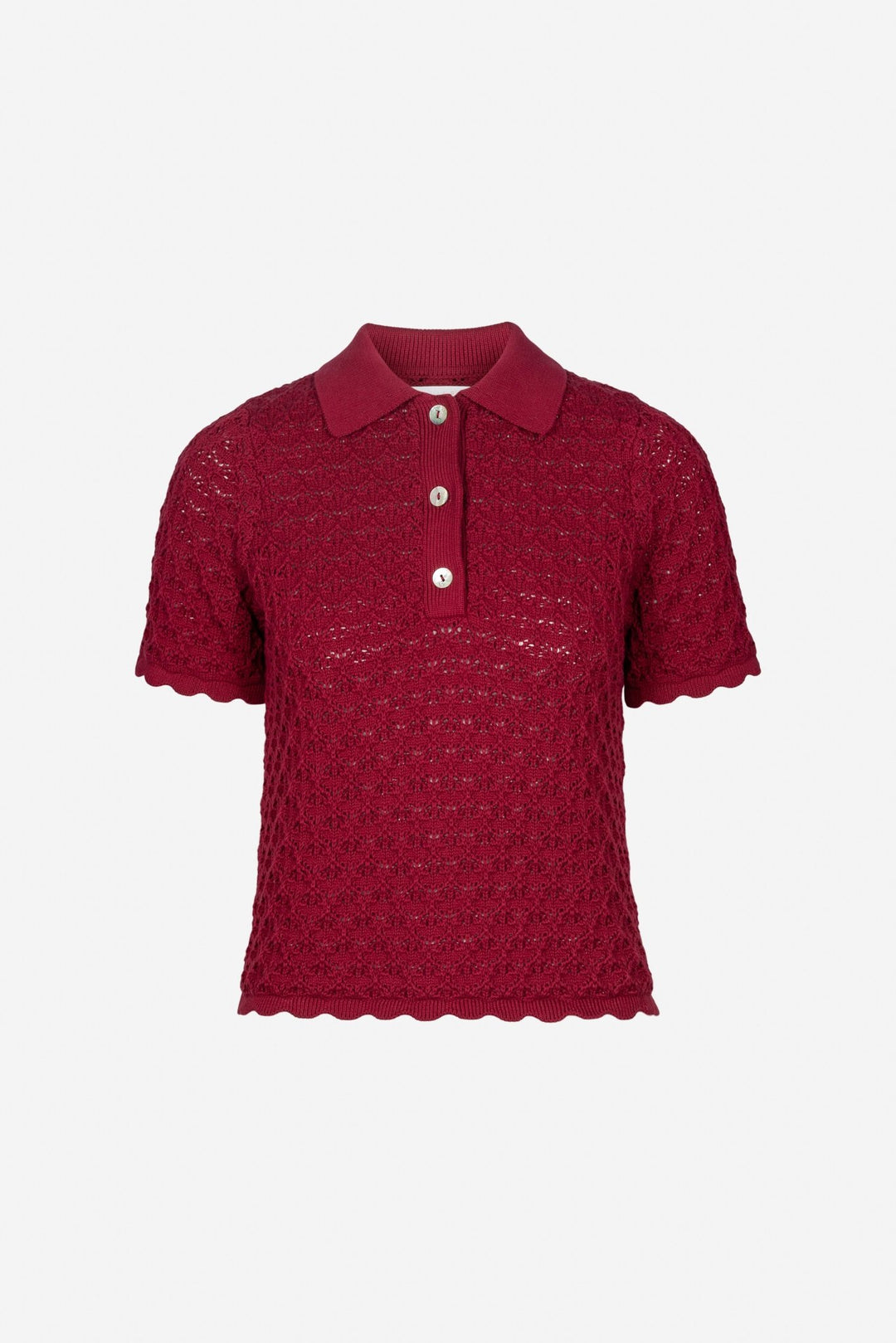 Gwen Knit Tee Berry | Topper | Smuk