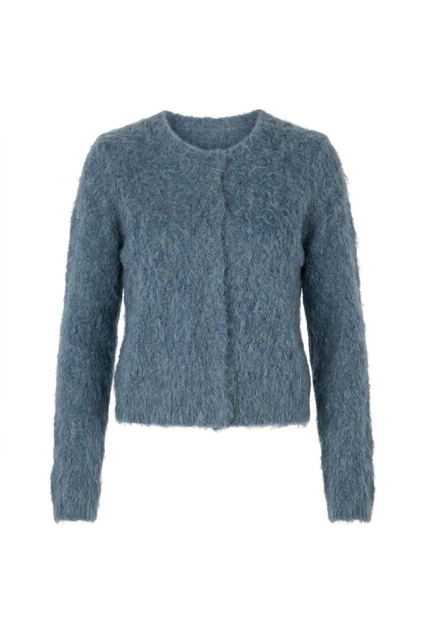 Hairy Knit Jacket Blue | Yttertøy | Smuk