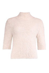 Hairy Knit Turtleneck Soft