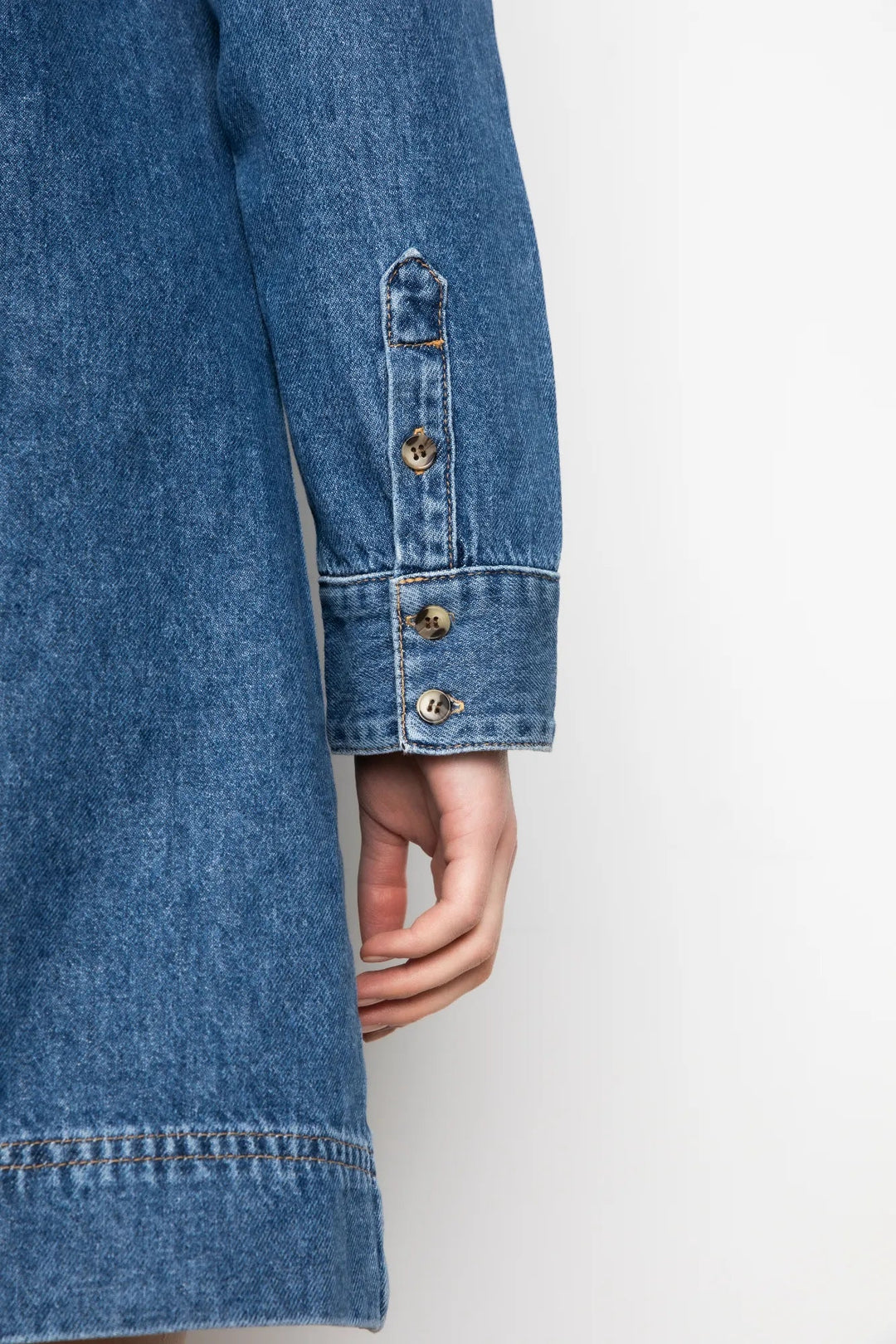 Haley Dress Mid Blue | Kjoler | Smuk