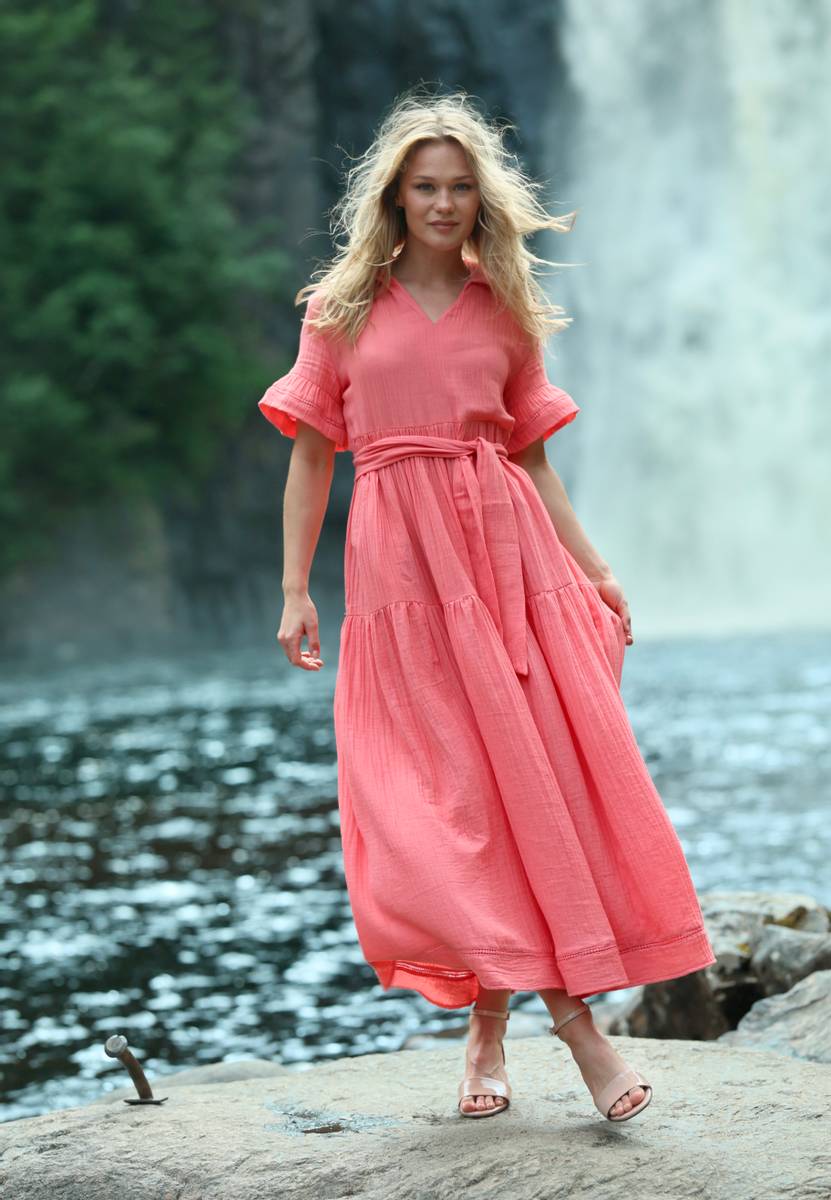 Hamilton Dress Georgia Peach | Kjoler | Smuk - Dameklær på nett