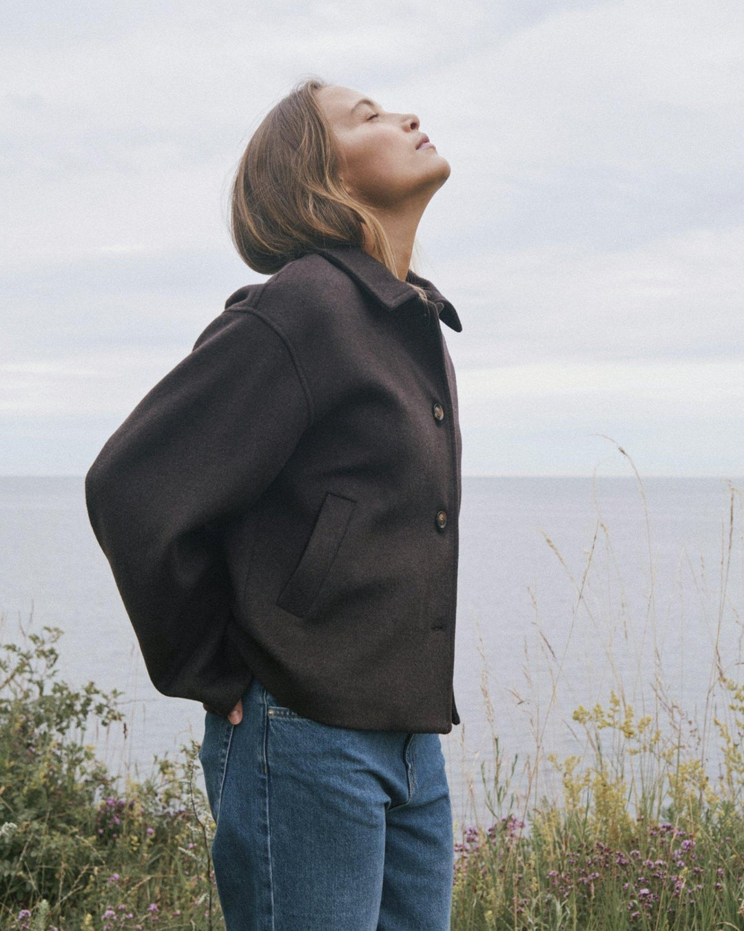 Hamra Wool Jacket Chocolate Brown | Yttertøy | Smuk - Dameklær på nett