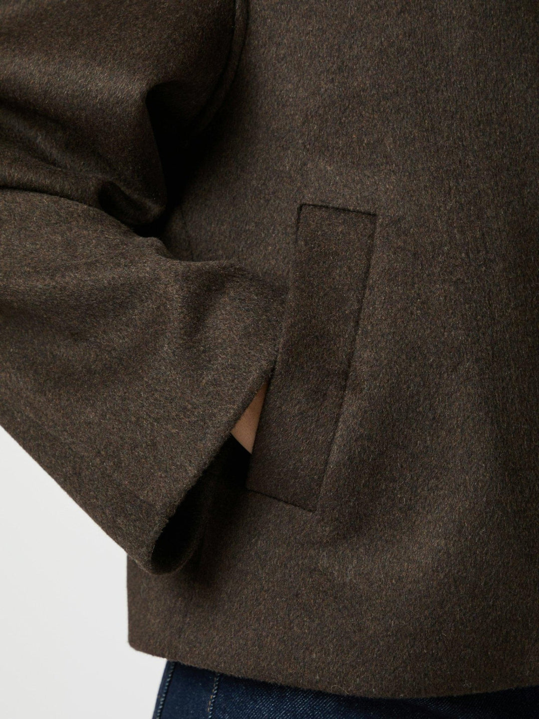 Hamra Wool Jacket Chocolate Brown | Yttertøy | Smuk - Dameklær på nett
