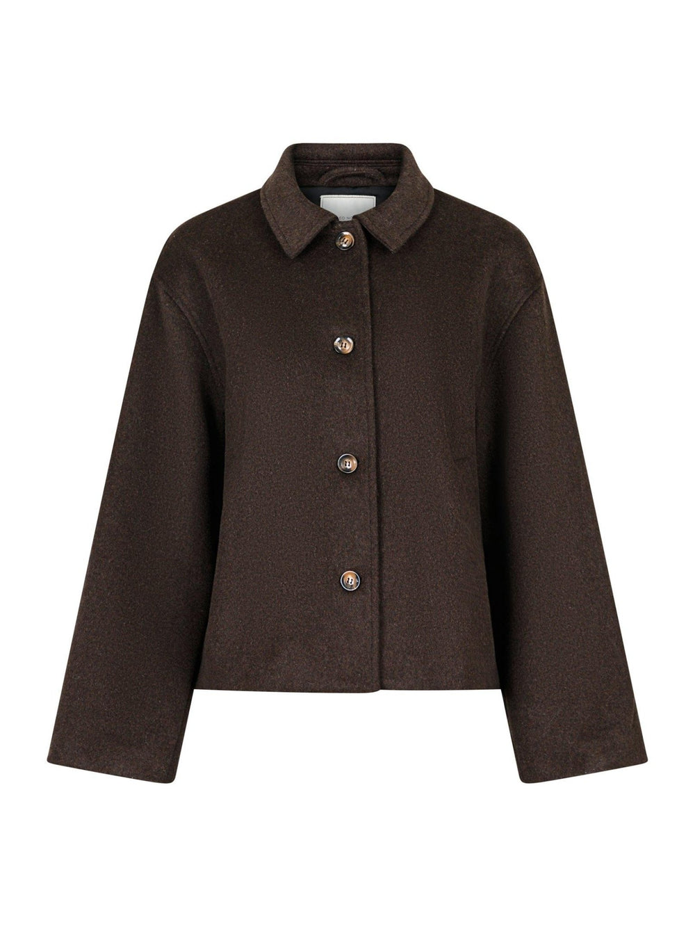Hamra Wool Jacket Chocolate Brown | Yttertøy | Smuk - Dameklær på nett