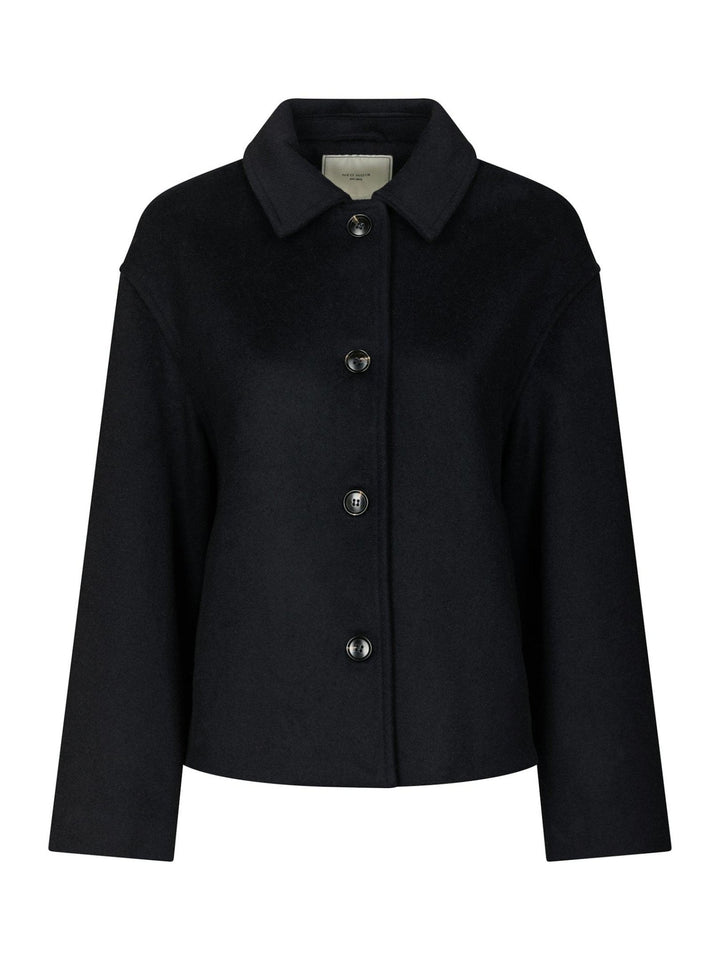 Hamra Wool Jacket Navy | Yttertøy | Smuk