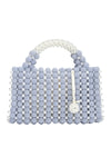 Handmade Pearl Bag Blue