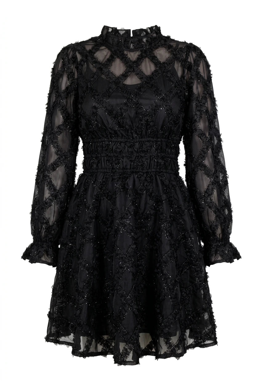 Harlie Ls Dress Black | Kjoler | Smuk