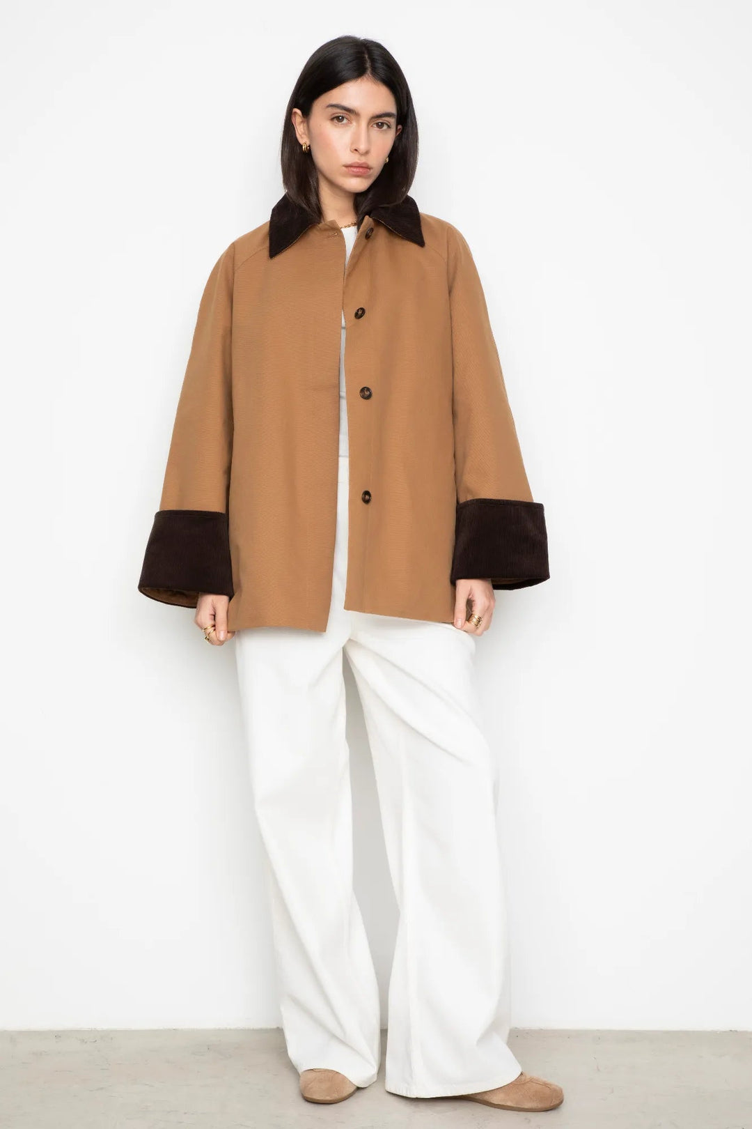 Heather Jacket Dark Camel | Yttertøy | Smuk