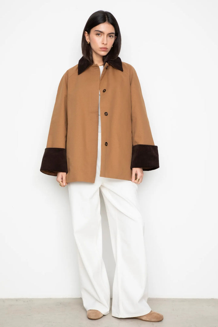 Heather Jacket Dark Camel | Yttertøy | Smuk