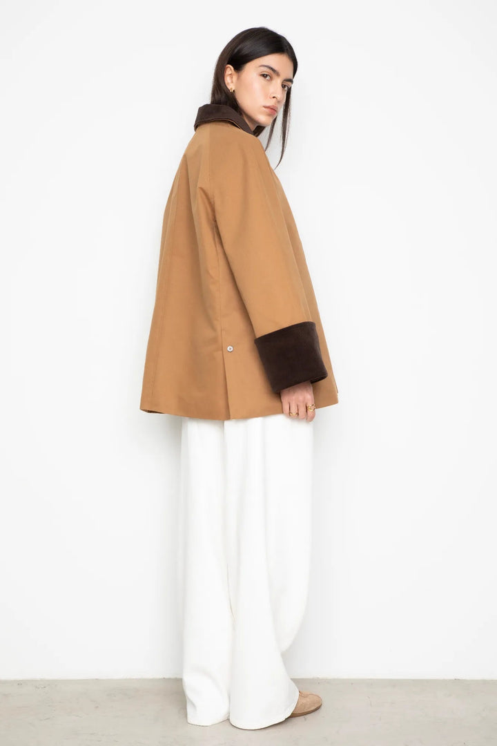 Heather Jacket Dark Camel | Yttertøy | Smuk