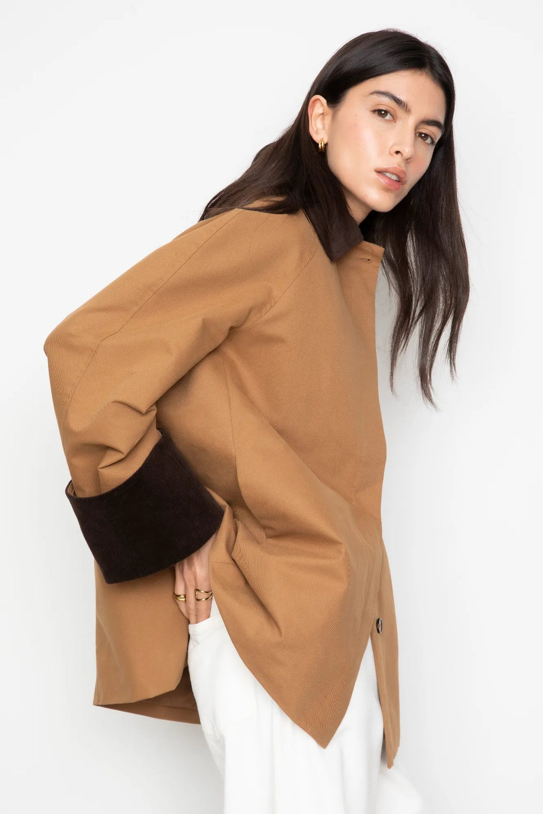 Heather Jacket Dark Camel | Yttertøy | Smuk