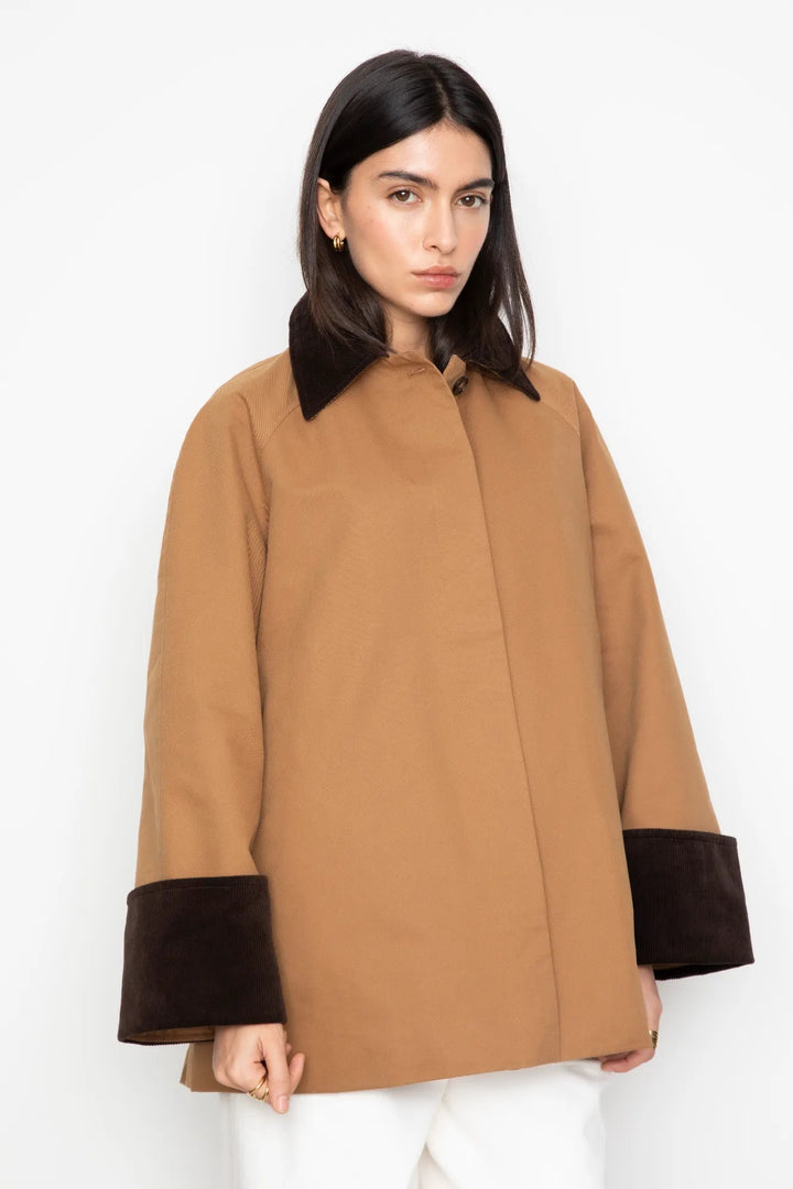 Heather Jacket Dark Camel | Yttertøy | Smuk