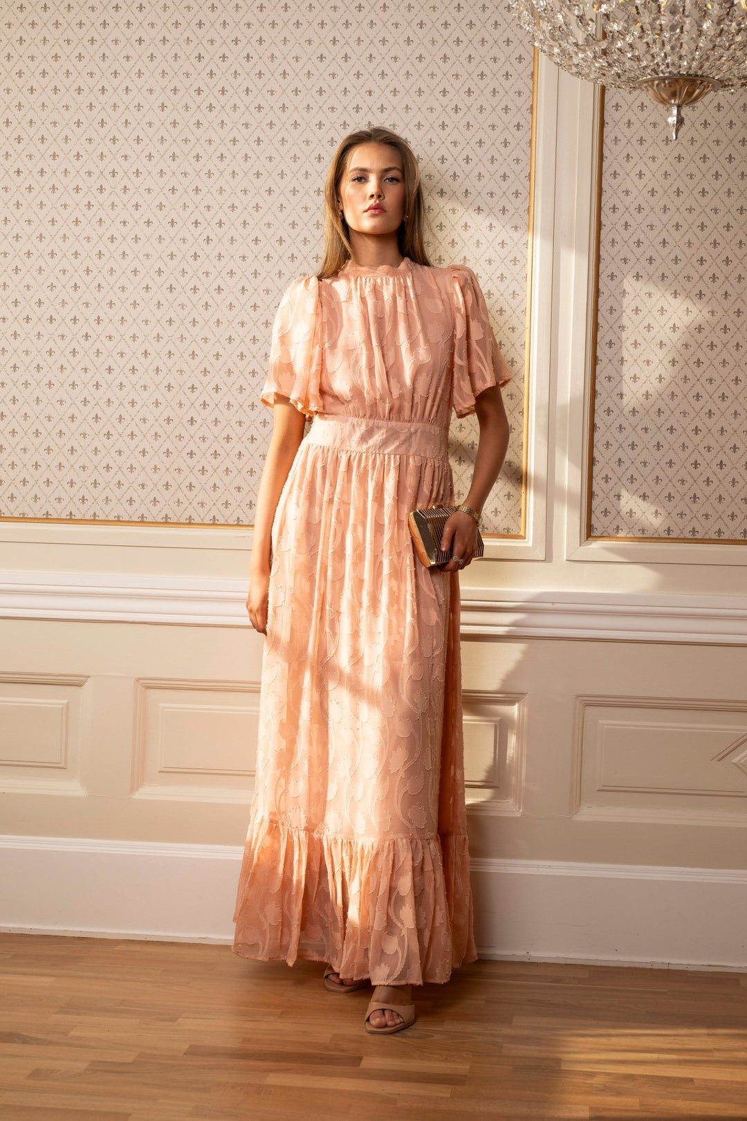 Heena Dress Soft Peach | Kjoler | Smuk - Dameklær på nett