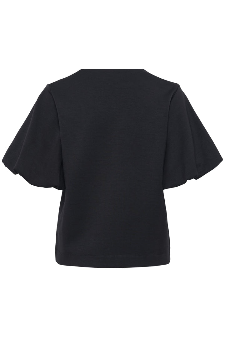 Henniehiw Vincent Balloon Tshirt Marine Blue | Topper | Smuk - Dameklær på nett