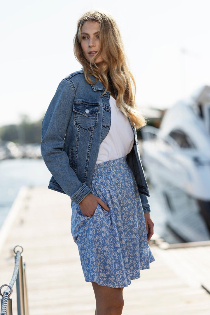 Henny Jacket Lht Blue Denim | Yttertøy | Smuk - Dameklær på nett
