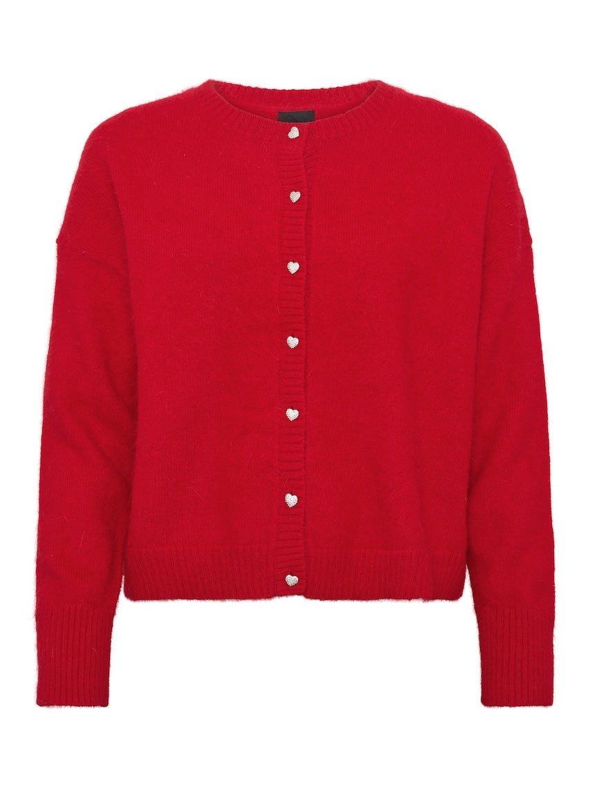 Hermine Cardigan Red | Genser | Smuk - Dameklær på nett