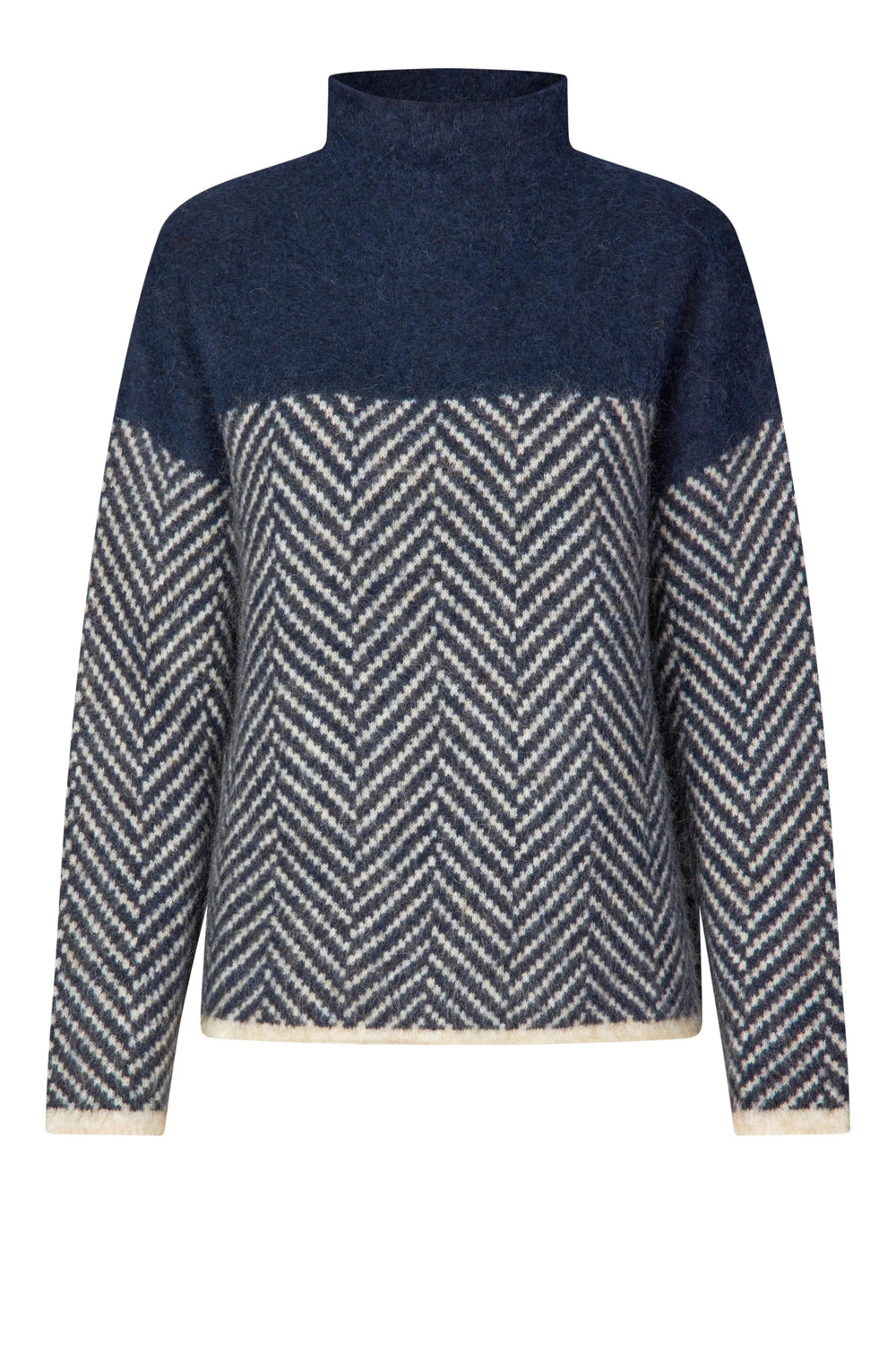 Herrin Knit T - Neck Vulcan | Genser | Smuk - Dameklær på nett