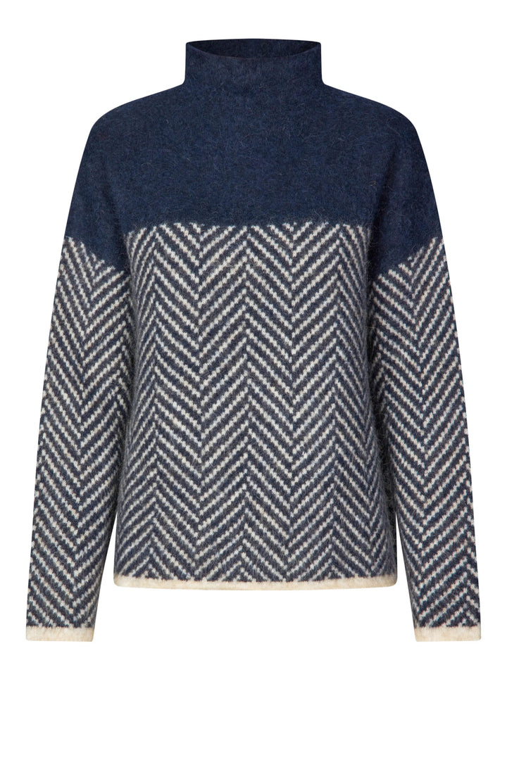 Herrin Knit T - Neck Vulcan | Genser | Smuk - Dameklær på nett