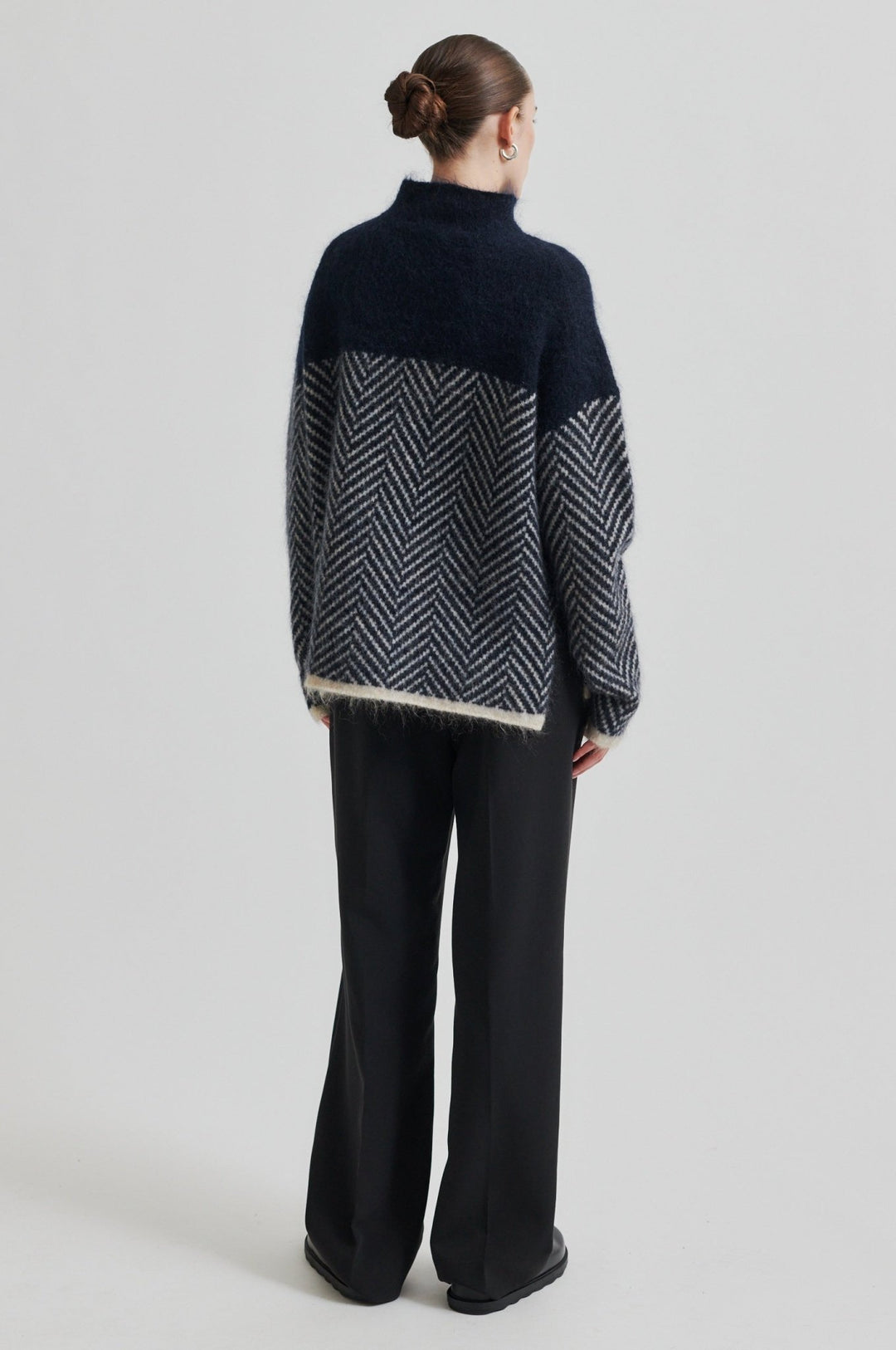 Herrin Knit T - Neck Vulcan | Genser | Smuk - Dameklær på nett