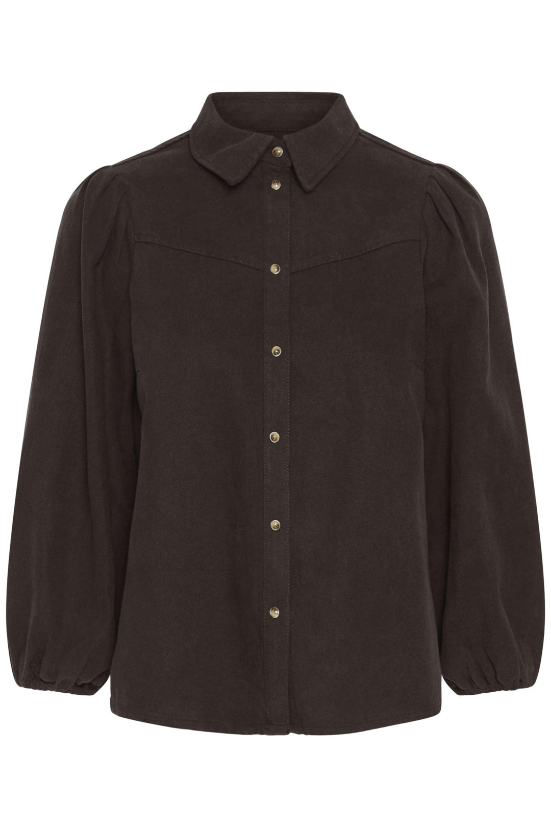 Hessiw Ballari Shirt Chocolate Brown | Skjorter og bluser | Smuk