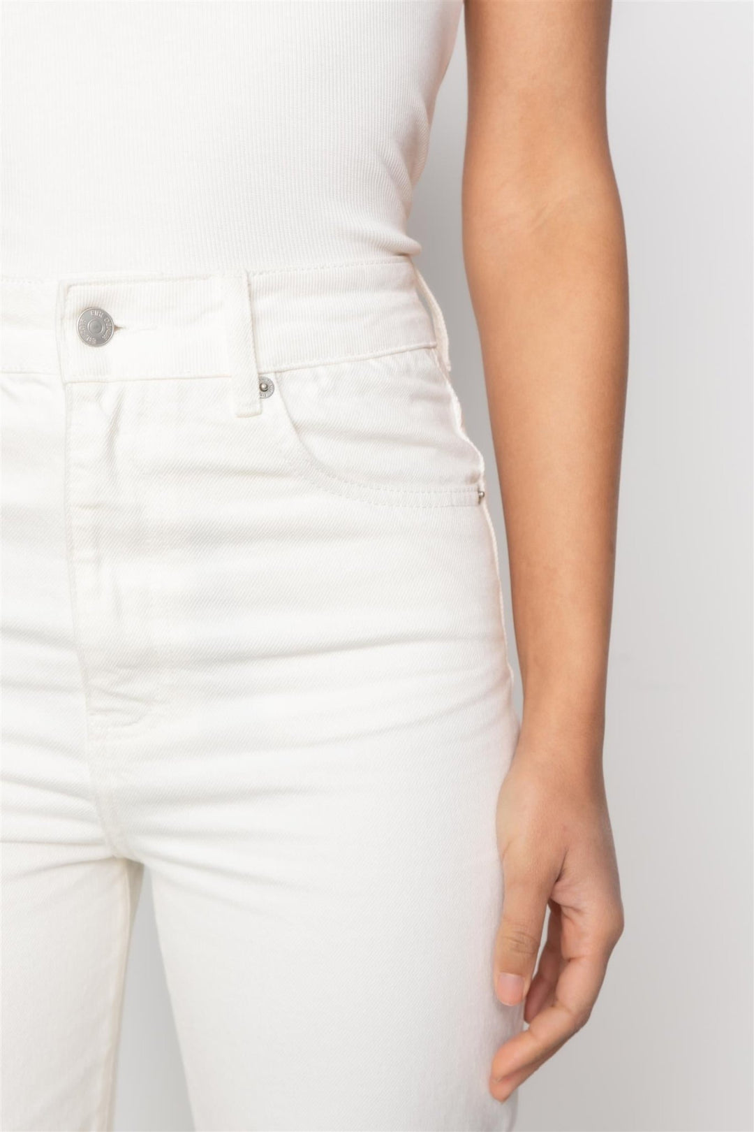 Holly Jeans White | Bukser | Smuk - Dameklær på nett