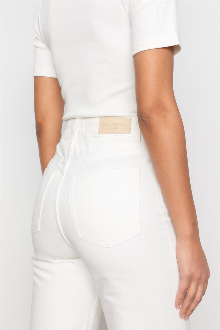 Holly Jeans White | Bukser | Smuk - Dameklær på nett
