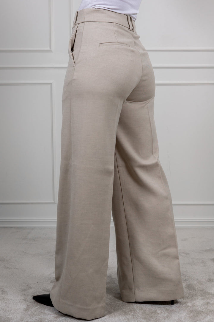 Hollyniw Pant Ecru | Bukser | Smuk - Dameklær på nett