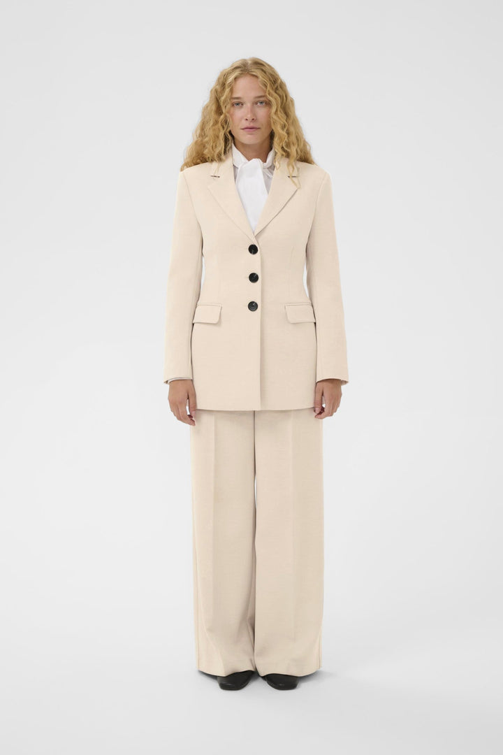 Hollyniw Pant Ecru | Bukser | Smuk - Dameklær på nett