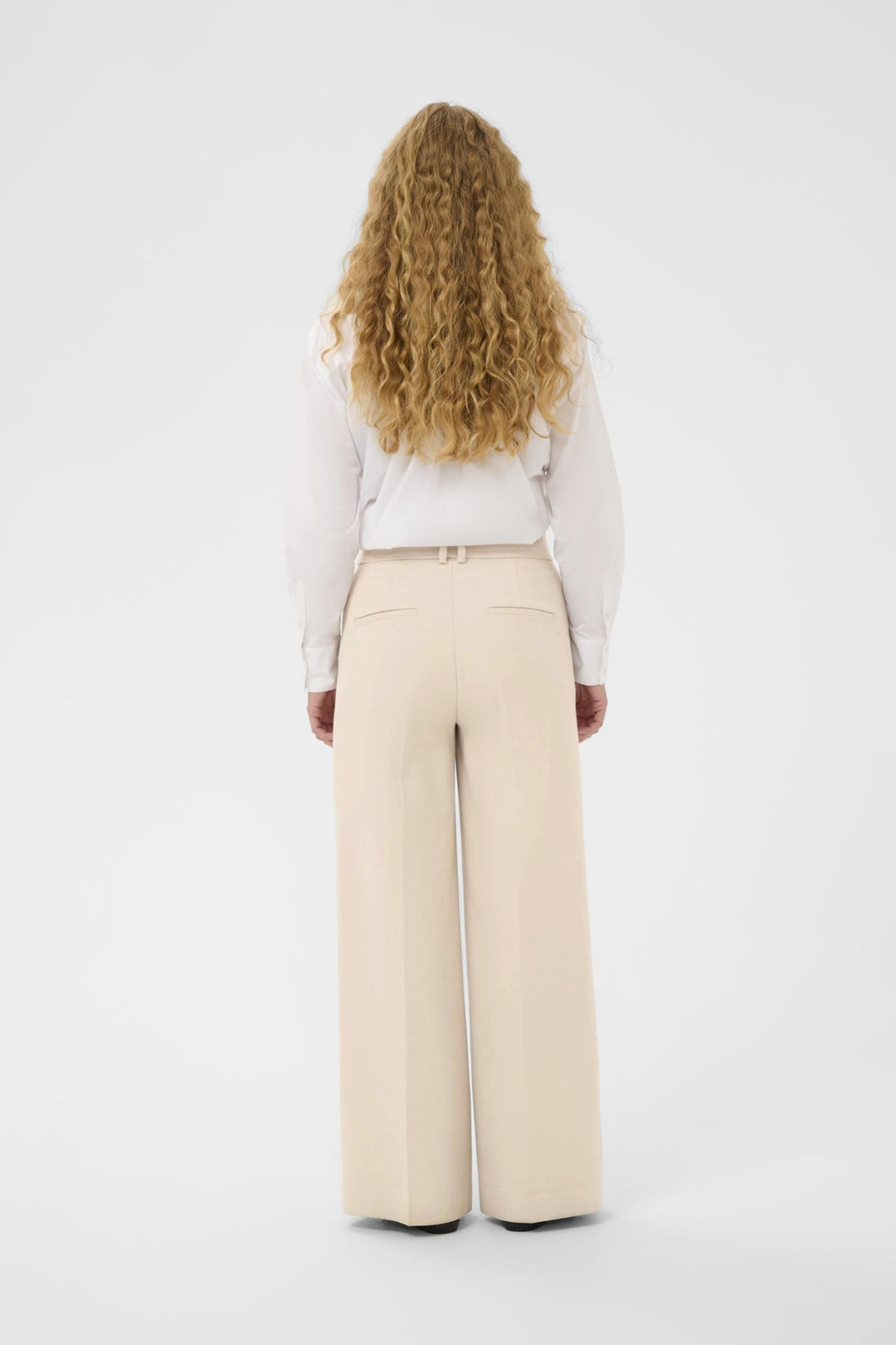 Hollyniw Pant Ecru | Bukser | Smuk - Dameklær på nett