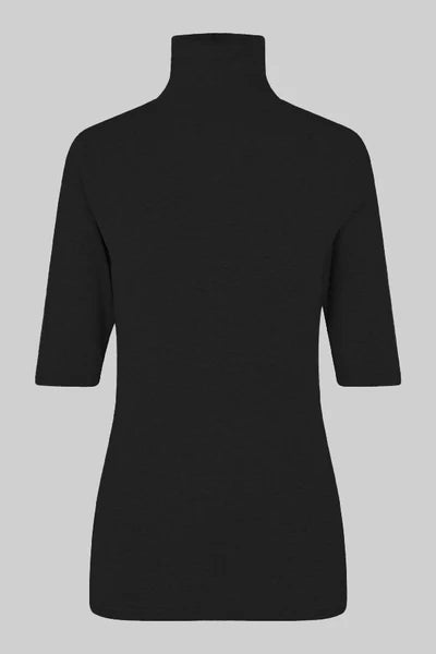 Honor Ss T - Neck Tee Black | Topper | Smuk - Dameklær på nett