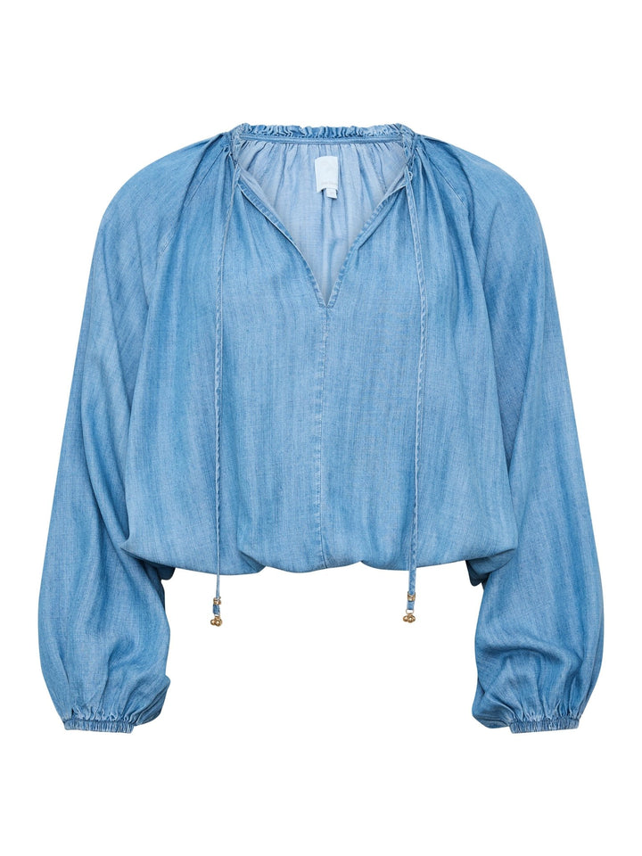 Hope Blouse Navy | Skjorter og bluser | Smuk
