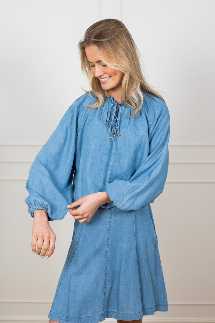Hope Blouse Navy | Skjorter og bluser | Smuk