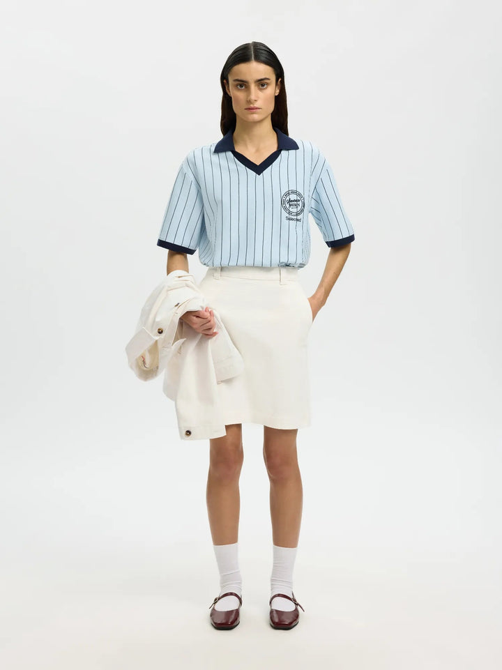 Hotel Amour Mw Midi Skirt Egret | Skjørt | Smuk