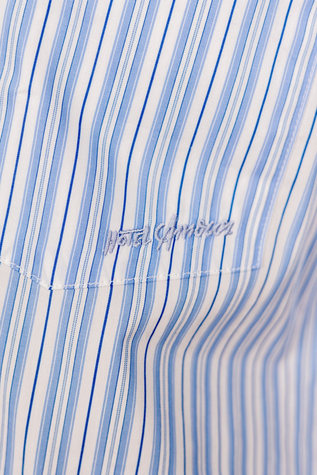 Hotel Amour Oversize Ls Shirt Light Blue Multi | Skjorter og bluser | Smuk