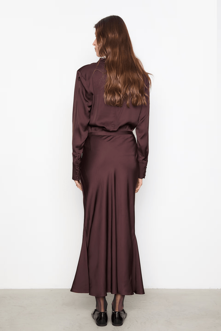 Hyro Skirt Dark Brown | Skjørt | Smuk - Dameklær på nett