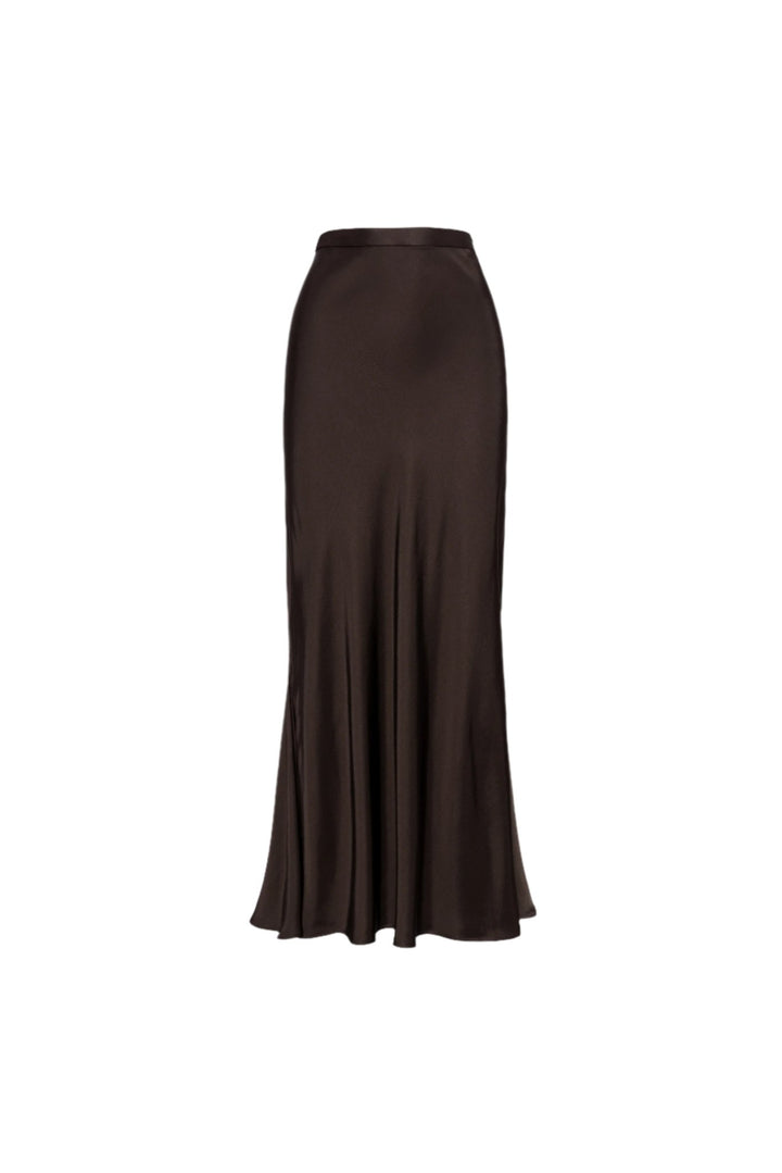 Hyro Skirt Dark Brown | Skjørt | Smuk - Dameklær på nett
