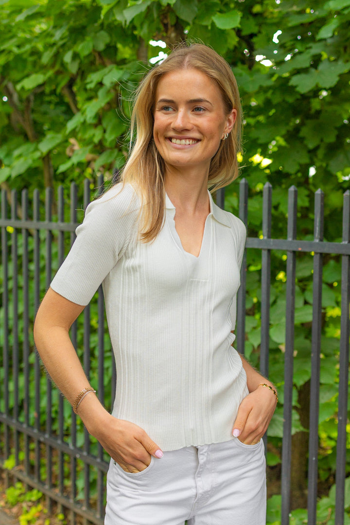 Iben Pullover White | Genser | Smuk