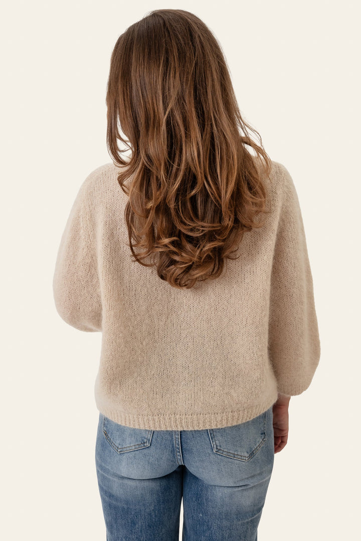 Ida 3/4 Cardigan Beige | Genser | Smuk