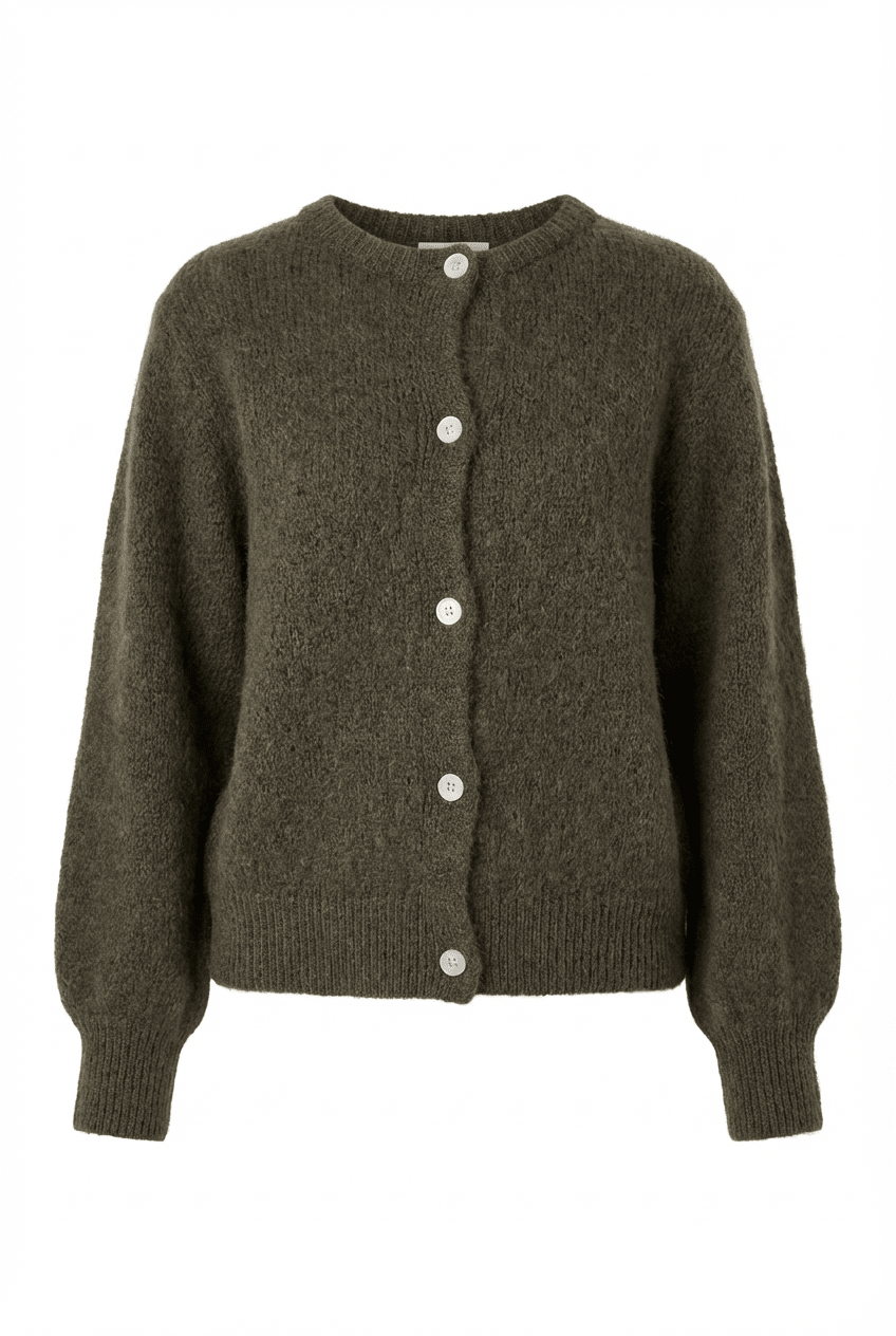 Ida Cardigan Army Green | Genser | Smuk