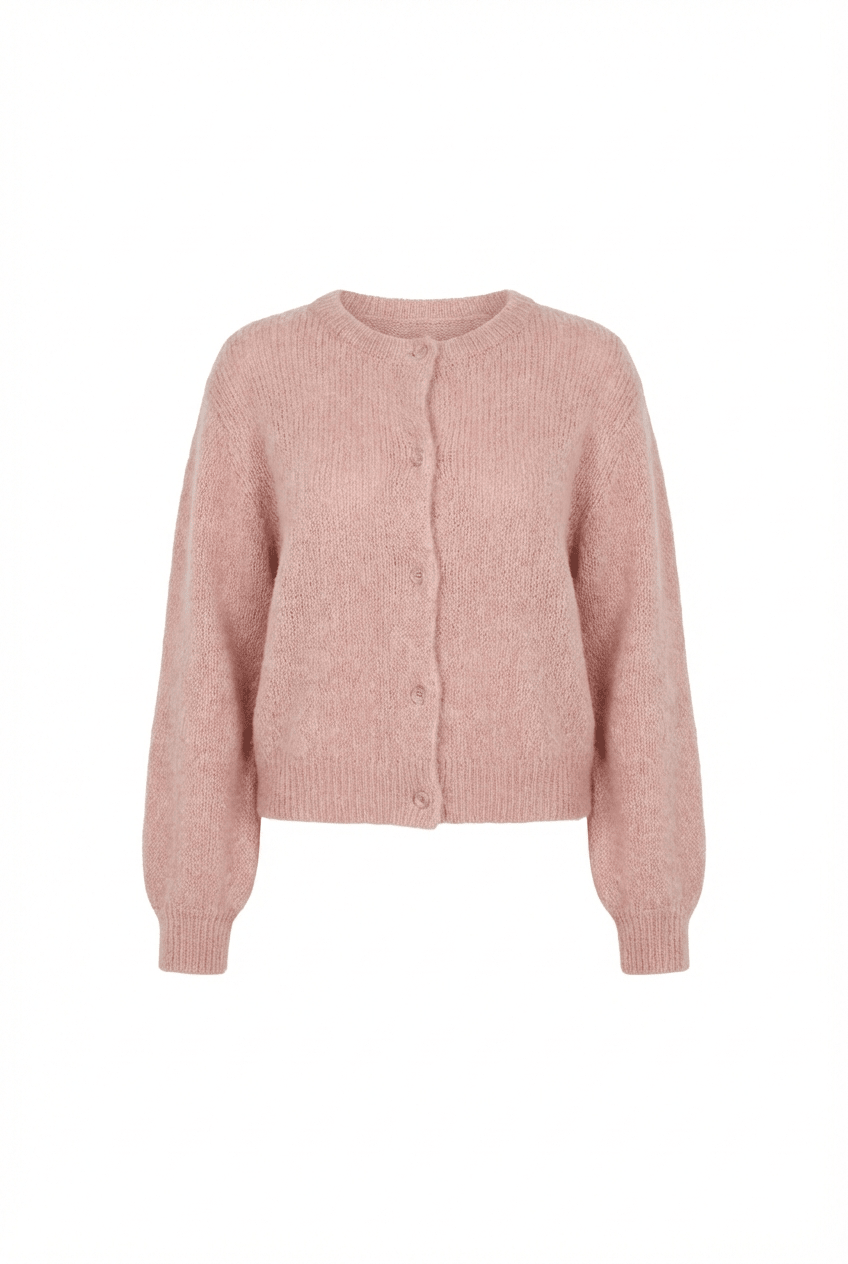 Ida Cardigan Dark Beige | Genser | Smuk