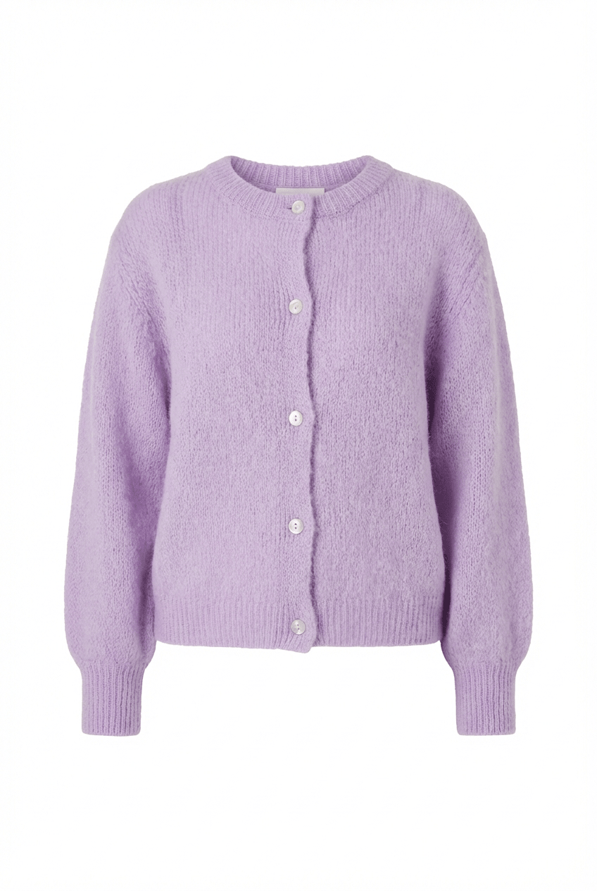 Ida Cardigan Light Purple | Genser | Smuk