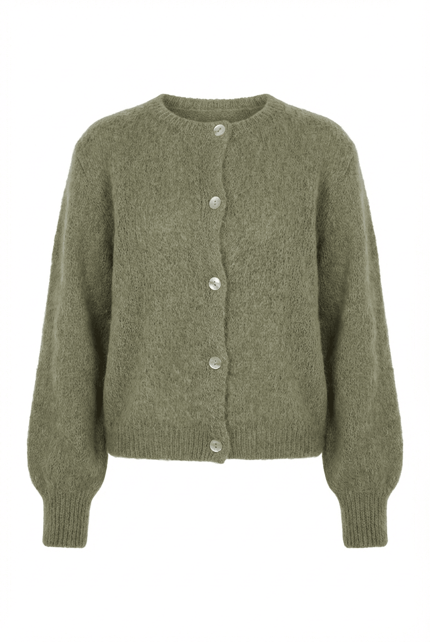 Ida Cardigan Olive | Genser | Smuk