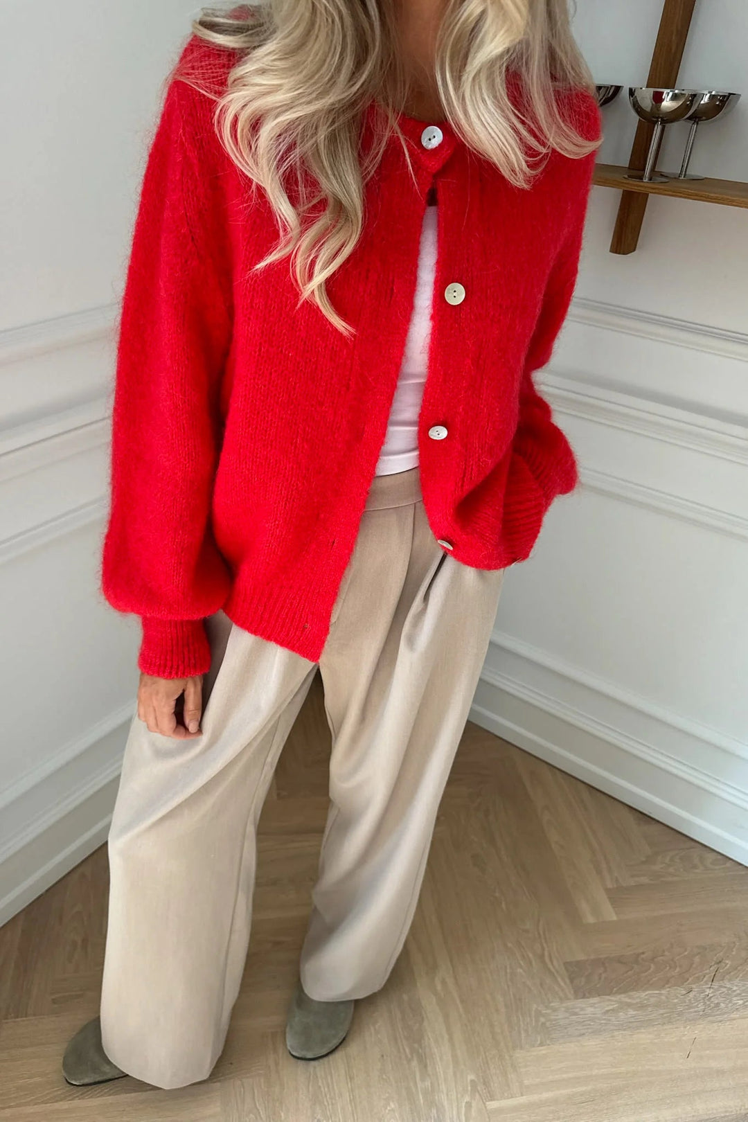 Ida Cardigan Red | Genser | Smuk