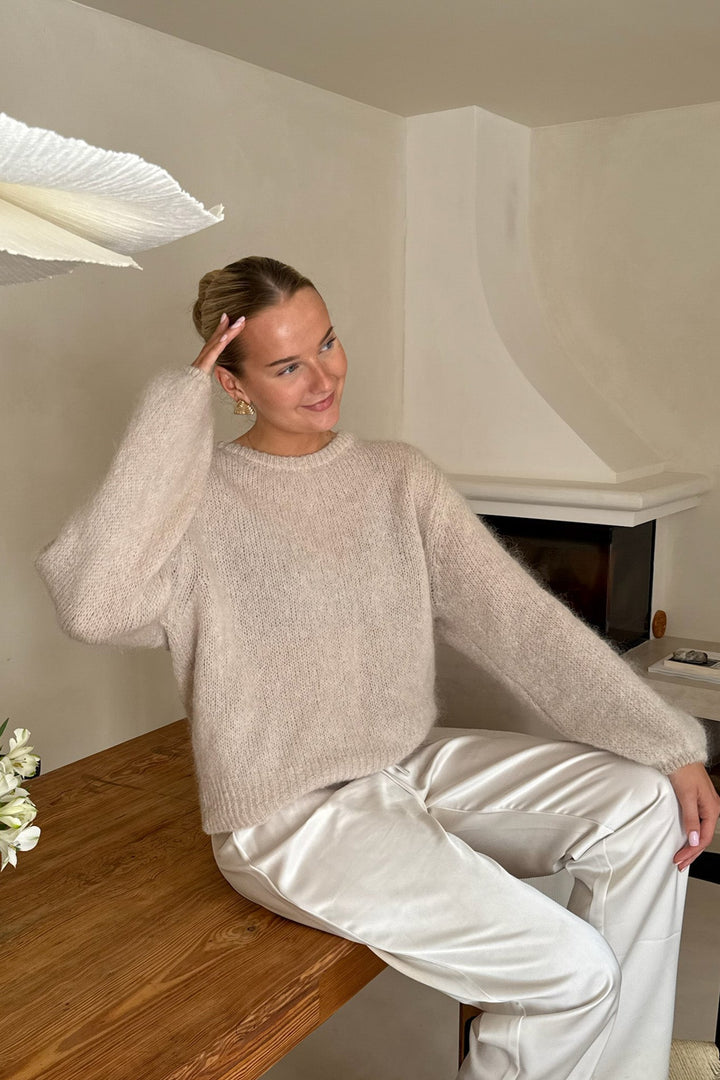 Ida Pullover Beige | Genser | Smuk - Dameklær på nett