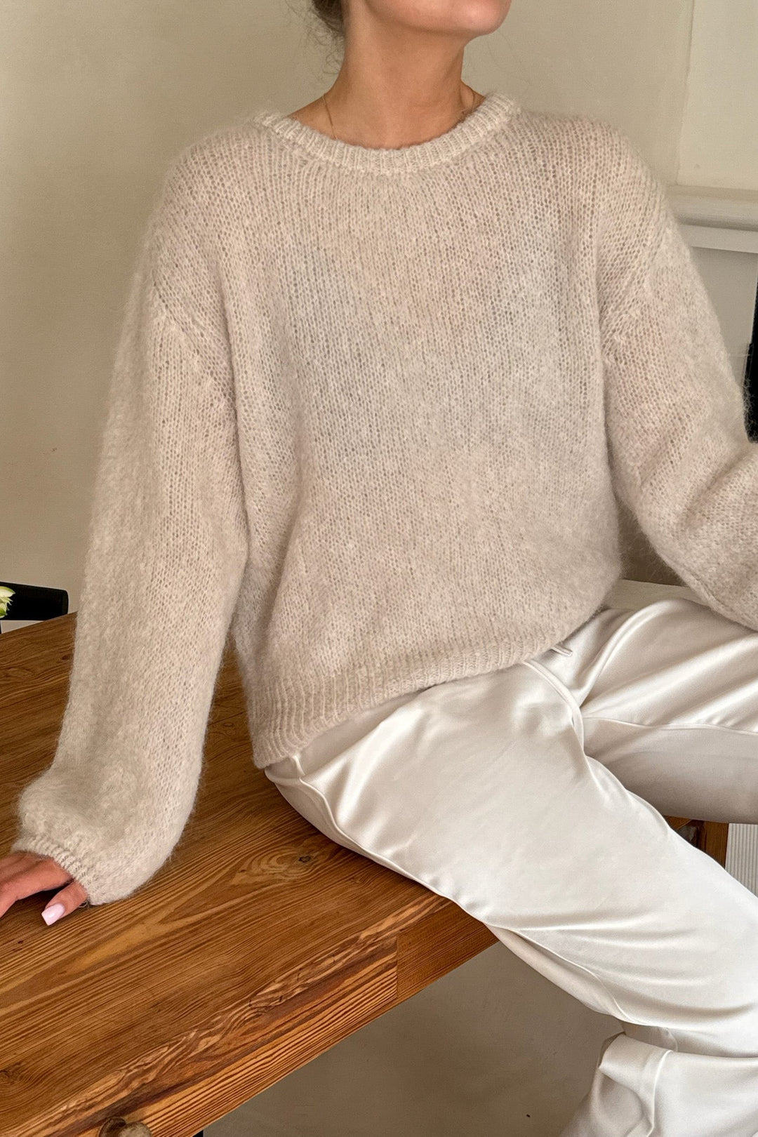 Ida Pullover Beige | Genser | Smuk - Dameklær på nett
