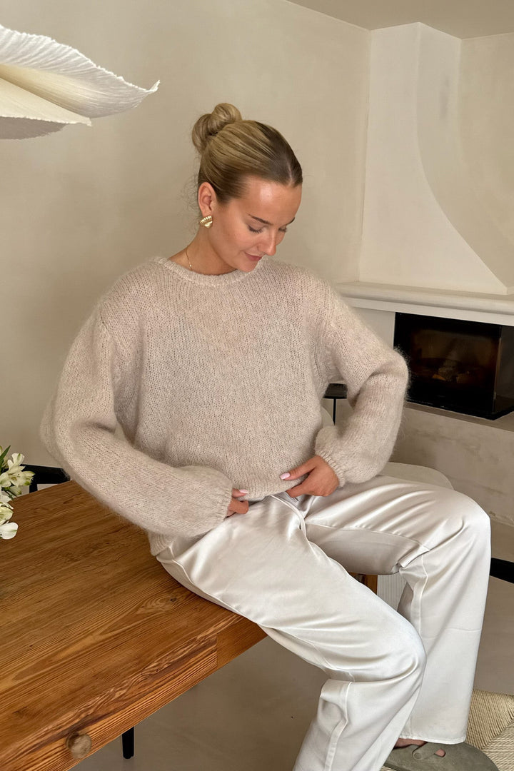 Ida Pullover Beige | Genser | Smuk - Dameklær på nett