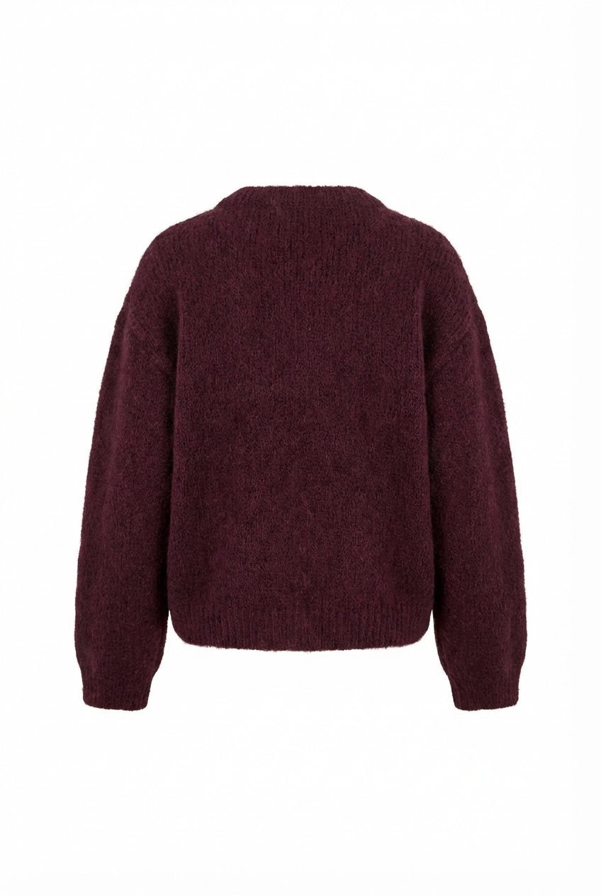 Ida Pullover Bordeaux | Genser | Smuk