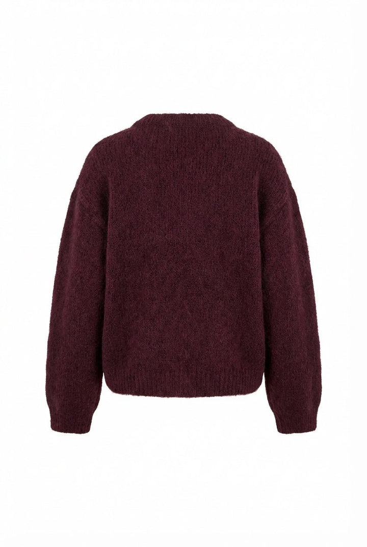 Ida Pullover Bordeaux | Genser | Smuk