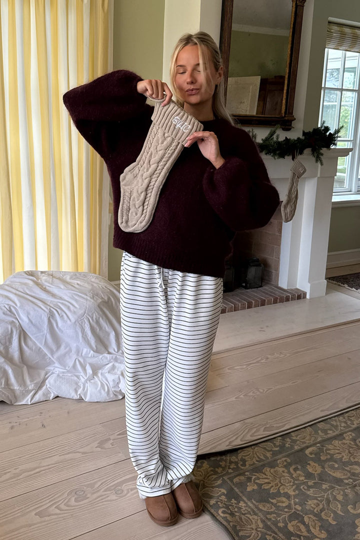 Ida Pullover Bordeaux | Genser | Smuk - Dameklær på nett