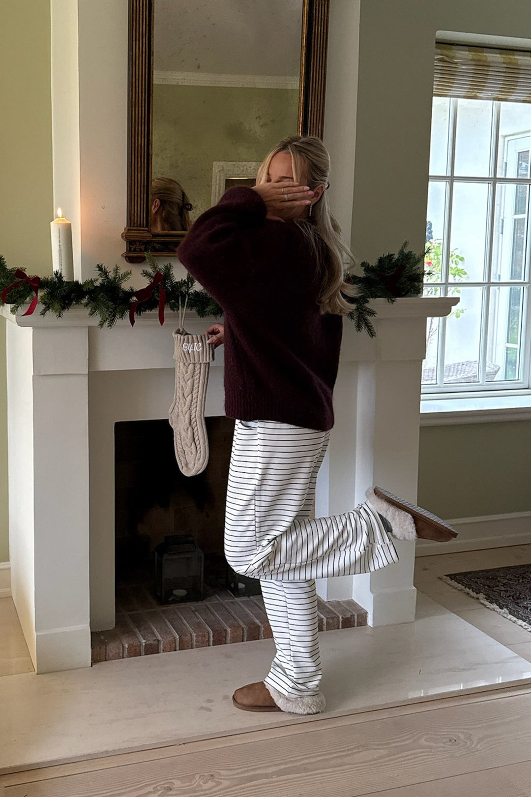 Ida Pullover Bordeaux | Genser | Smuk - Dameklær på nett